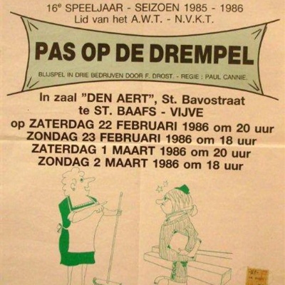 Pas op de drempel