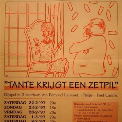 Tante krijgt een zetpil